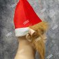 Instant Elf Red Costume Hat w/ Furry Beard Fabric Ears Christmas Santa's Helper