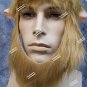 Instant Elf Red Costume Hat w/ Furry Beard Fabric Ears Christmas Santa's Helper