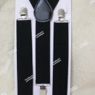 Black Suspenders Santa Claus Elf Christmas Costume Gangster Casino Dealer Unisex Black Suspenders Santa Claus Elf Christmas Costume Gangster Casino Dealer Unisex