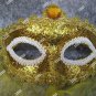 Gold Harem Eye Mask Veil Egyptian Genie Gypsy Fortune Teller Bollywood Bellydancer