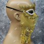 Gold Harem Eye Mask Veil Egyptian Genie Gypsy Fortune Teller Bollywood Bellydancer