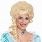 Blonde Colonial Belle Wig Southern Miss Debutante Victorian Lady Saloon Madame