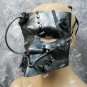 Silver Steampunk Bauta Costume Face Mask Apocalypse Robot Guy Futuristic Machine