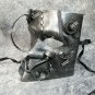 Silver Steampunk Bauta Costume Face Mask Apocalypse Robot Guy Futuristic Machine