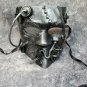 Silver Steampunk Bauta Costume Face Mask Apocalypse Robot Guy Futuristic Machine