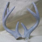 Silver Glitter Deer Costume Antlers Horns Reindeer Fantasy Myth Jackalope Stag