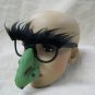 Goofy Frankenstein Monster Green Nose Costume Glasses Brows Unibrow Warts Witch