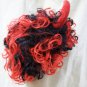 Curly Devil Wig Horns Messy Curls Hot Stuff Demonia Imp Funky Disco Fro Devilish