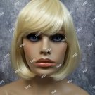 Deluxe Blonde Gabrielle Wig Short Bob Bangs China Girl Oz Roaring 20's Flapper Cosplay