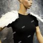2 pc Angel Feather Clip on Shoulder Wings Celestial Heavenly Being Divine Spirit