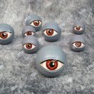 8 Count Eyeball Orbs Halloween Table Scatters Prop Creepy Eyeballs Lab Doctor Haunted House Decor