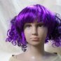 Child Gothic Dolly Wig Black Purple Mix Haunted Doll Creepy Toy Cute Clown