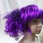 Child Gothic Dolly Wig Black Purple Mix Haunted Doll Creepy Toy Cute Clown