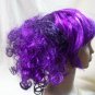 Child Gothic Dolly Wig Black Purple Mix Haunted Doll Creepy Toy Cute Clown