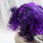 Child Gothic Dolly Wig Black Purple Mix Haunted Doll Creepy Toy Cute Clown
