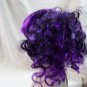 Child Gothic Dolly Wig Black Purple Mix Haunted Doll Creepy Toy Cute Clown