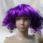Child Gothic Dolly Wig Black Purple Mix Haunted Doll Creepy Toy Cute Clown
