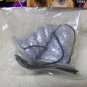 Small Silver Glitter Spiral Horns Twisted Demon Fantasy Mythical Goddess Duocorn