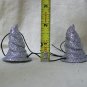 Small Silver Glitter Spiral Horns Twisted Demon Fantasy Mythical Goddess Duocorn