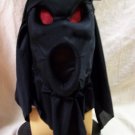 Black Red Phantom Mask w/ Hood Howling Ghost Warrior Demented Guard Reaper Unexpected