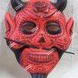 Red Black Foam Devil Costume Mask Day of Dead Masquerade Dia De Los Muertos
