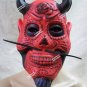 Red Black Foam Devil Costume Mask Day of Dead Masquerade Dia De Los Muertos