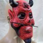 Red Black Foam Devil Costume Mask Day of Dead Masquerade Dia De Los Muertos