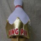 Fun King Pin Shaped Bowling Costume Hat Alley Team League Strike Unisex Tenpin Fun King Pin Shaped Bowling Costume Hat Alley Team League Strike Unisex Tenpin