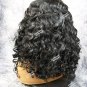 Black Bodacious Waves Wig Wild Thing Jungle Jane Cavewoman 80s 90s Disco Gypsy Pirate