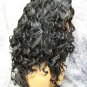 Black Bodacious Waves Wig Wild Thing Jungle Jane Cavewoman 80s 90s Disco Gypsy Pirate