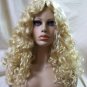 Blonde Bodacious Waves Wig Wild Thing Jungle Jane Cavewoman 80s 90s Disco Gypsy