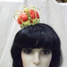 Clip on Mini Queen Crown King Gold & Red Majesty Fancy Dress Princess Prince NEW