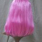 Pink Bob Wig Peggy Sue 50s 60s Flip Hairspray Sock Hop Retro Schoolgirl Grease