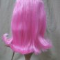 Pink Bob Wig Peggy Sue 50s 60s Flip Hairspray Sock Hop Retro Schoolgirl Grease