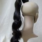 Dark Brown Fantasy Fall Add On Ponytail Hairpiece Bun Cover Model Popstar Diva