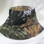Tree Leaf Mix Print Camo Bucket Hat 58cm Cap Tree Redneck Hillbilly Camouflage Duck Hunter Fisherman