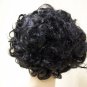 Curly Black Flapper Wig Charleston Jazz Cabaret Roaring 20s Blues Tavern Singer