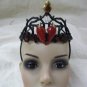 Gothic Queen Broken Hearts Tiara Evil Cupid Alice Wonderland Iracebeth of Crims