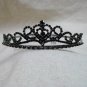 Small Black Gothic Mini Tiara Ballerina Evil Queen Wicked Princess Vampire Ravenna