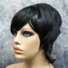 Short Black 60s Pop Icon Wig Pixie Groovy 70s Wife Supreme R&B Diva Twiggy Retro