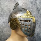 Knight Cage Helmet Medieval Battle Visor Guard Warrior Soldier Armor Noble Crusader Gladiator Knight Cage Helmet Medieval Battle Visor Guard Warrior Soldier Armor Noble Crusader Gladiator