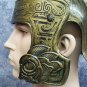 Gold Gladiator Tiger Helmet Medieval Knight Warrior Soldier Armor Crusader Greek Roman