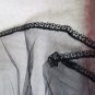 Black Gothic Baroque Tiara Headband Veil Bride Widow Day of Dead Vampire Madame