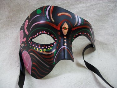 Colorful Phantom Style Mask VooDoo Tribal Witch Warrior Zulu Maori Polynesian Tiki Luau