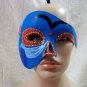 Colorful Phantom Style Mask Unibrow Mexican Sugar Skull Frida Tribal Warrior Zulu Tiki Luau