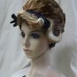 Brown Blonde Beehive UpDo Wig 50s 60s 70s Retro Mod Gal English Lady Secretary
