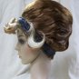 Brown Blonde Beehive UpDo Wig 50s 60s 70s Retro Mod Gal English Lady Secretary