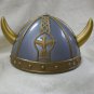 Child Size Viking Helmet Cap with Horns Plastic Hat Medieval Warrior Armor Nordic