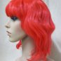 Bright Red Short Messy Go Go Girl Wig Flapper Anime Manga Cosplay Zombie Doll Teacher
