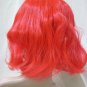 Bright Red Short Messy Go Go Girl Wig Flapper Anime Manga Cosplay Zombie Doll Teacher